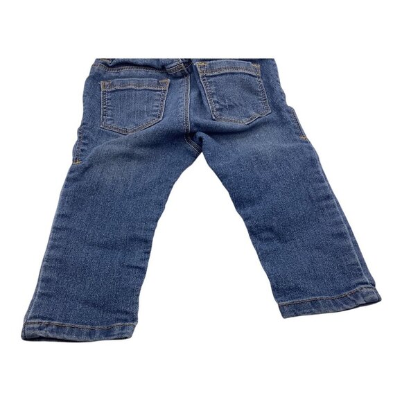 Old Navy Baby Girl Skinny Denim Jeans 12-18M Medium Wash Blue Elastic Waist - Picture 10 of 10